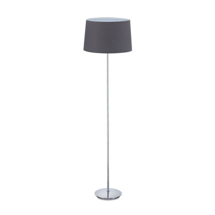 Relaxdays Stehlampe mit Stoffschirm