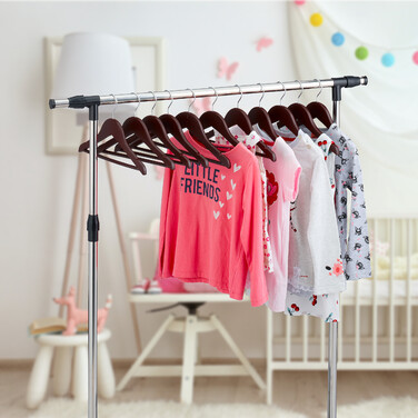 Relaxdays Kinderkleiderbügel aus Holz im 20er Set