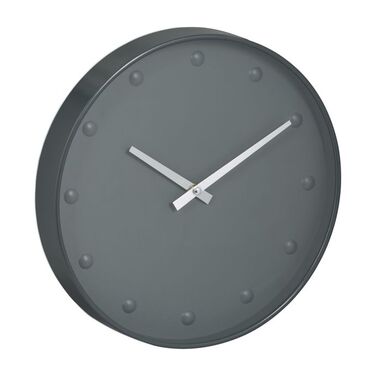 Relaxdays Graue Wanduhr