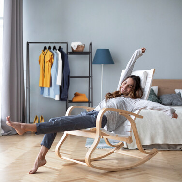 Relaxdays Kleiderständer mit Ablagen