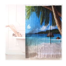 Relaxdays Duschvorhang 180x200 cm mit Motiv