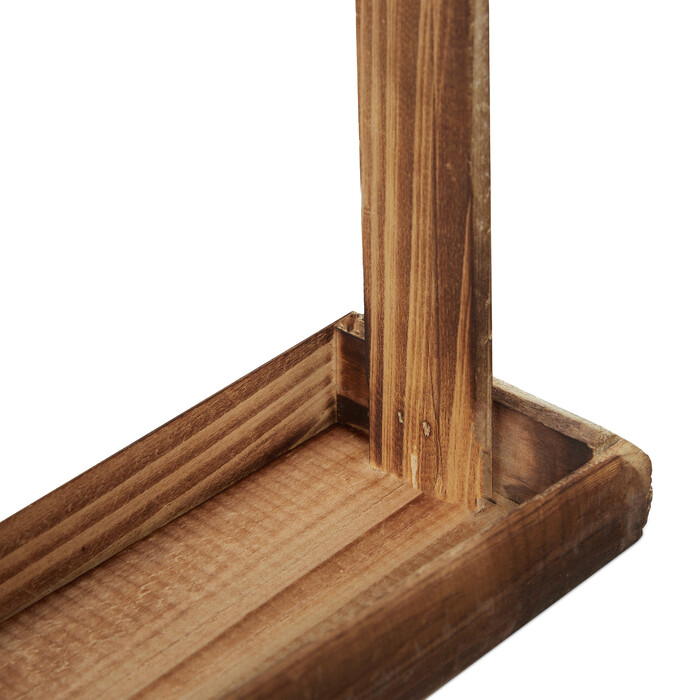 Relaxdays 2x Vogelfutterhaus aus Holz