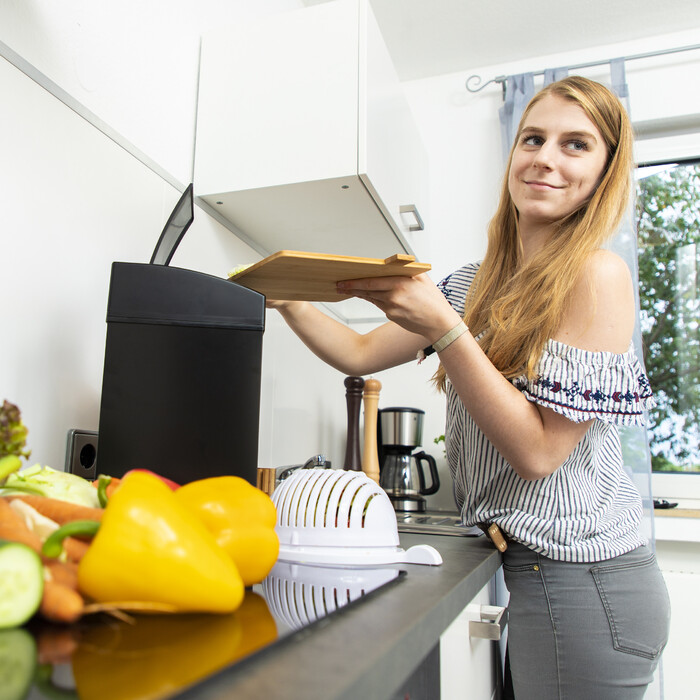 Relaxdays Sensor Mülleimer mit Inneneimer