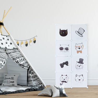 Relaxdays Steckregal für das Kinderzimmer